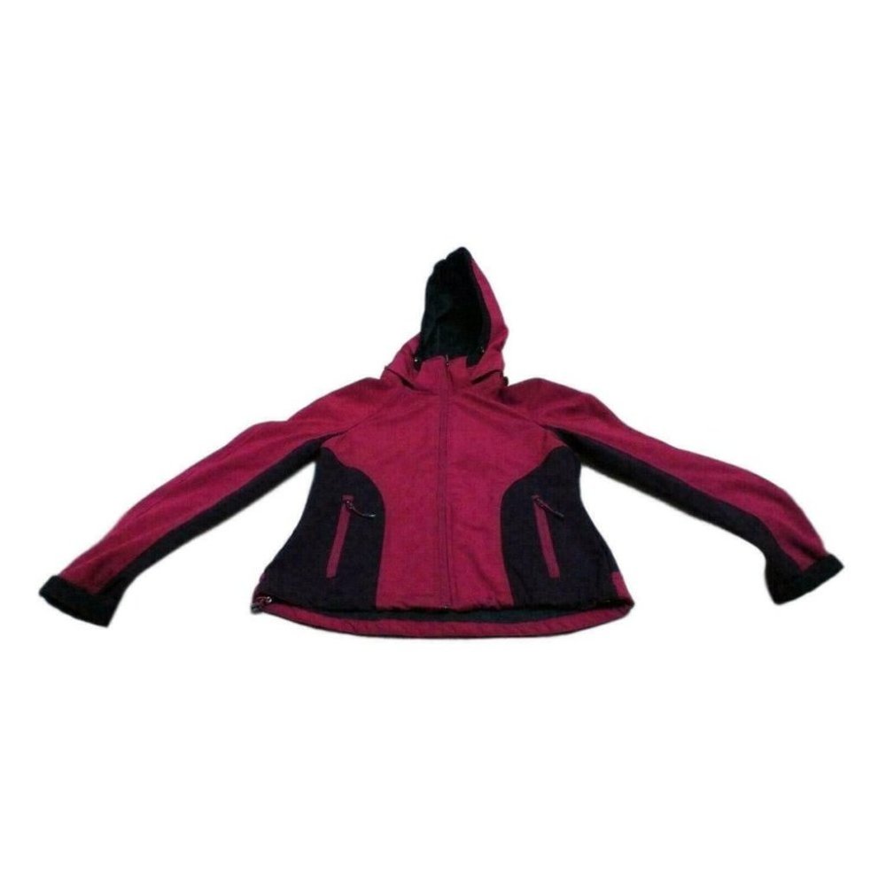 Xersion Women's Jacket/Coat Size S/CH Winter Sport Hooded Zip-Down Bottom-Pull